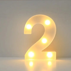 Numero luminoso LED 2 – 4x22cm