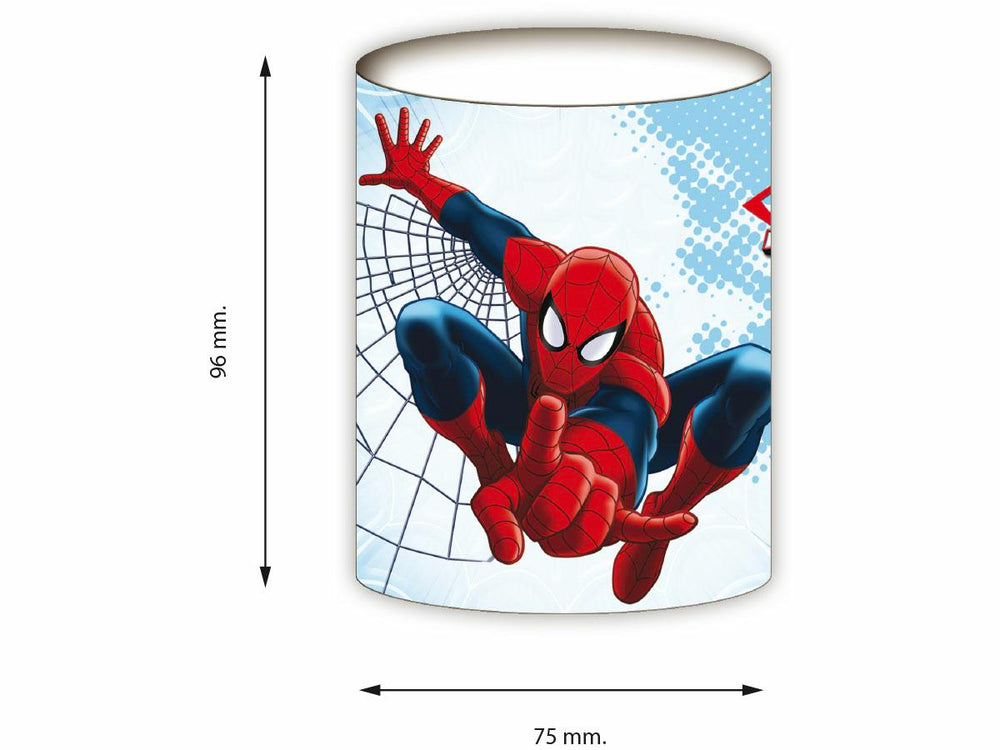 Spiderman metal pen holder