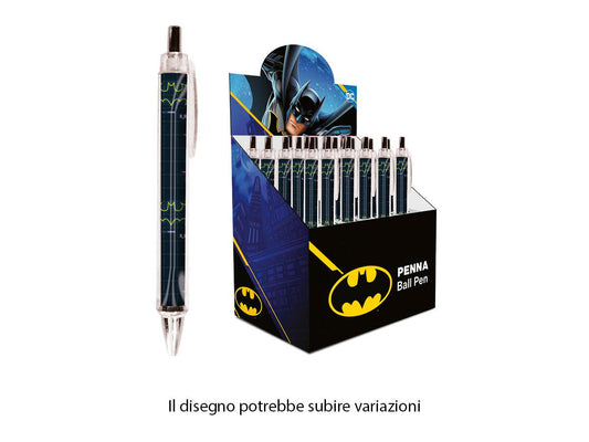 Penna a scatto con clip Batman
