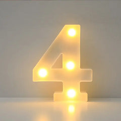 Numero luminoso LED 4 – 4x22cm