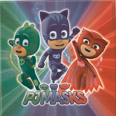 Napkin 33x33cm 20pcs PJ Masks