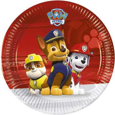 Piatto di carta Paw Patrol Ready for Action - 20 cm 8pz