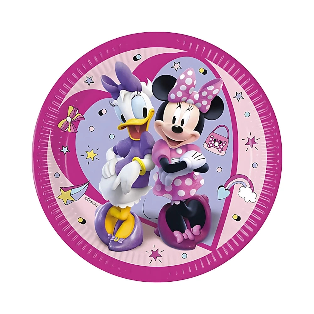 piatti carta fsc minnie junior diam cm23 8 pz