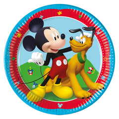 Piatto 20 cm 8 pz * Mickey Rock the House