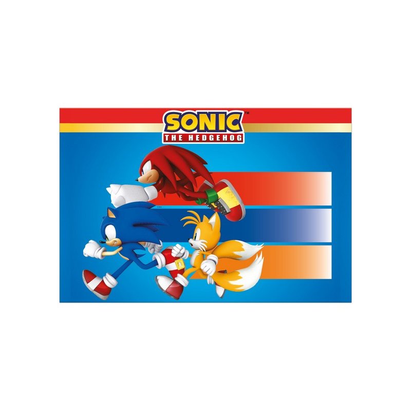 Plastic Tablecloth 120x180cm - Sonic