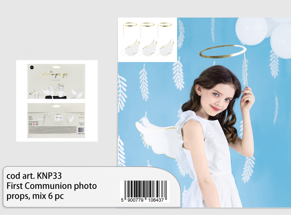 First Communion Photo Props Set