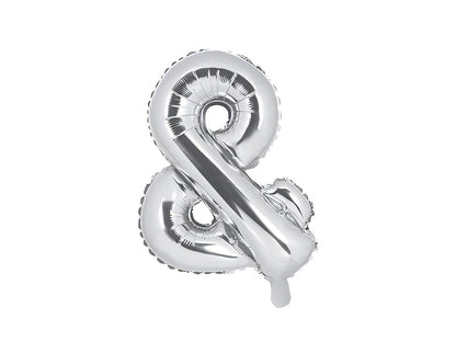 Palloncini Lettere Colore Argento 35cm