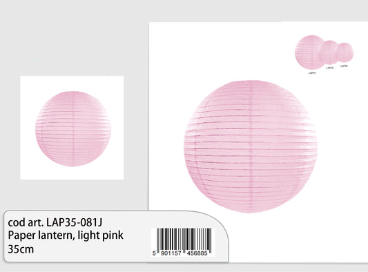 Lanterna di carta light pink 35cm