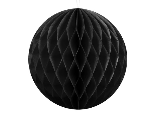 Honeycomb Ball. black. 10cm