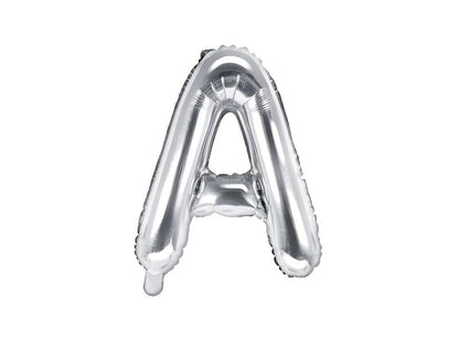 Palloncini Lettere Colore Argento 35cm
