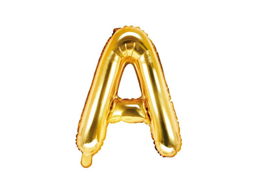Palloncini Lettere Colore Oro 35cm