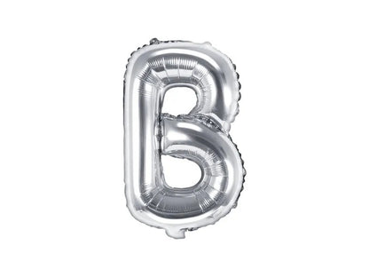Palloncini Lettere Colore Argento 35cm