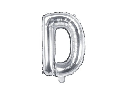 Palloncini Lettere Colore Argento 35cm