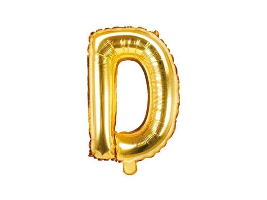 Palloncini Lettere Colore Oro 35cm