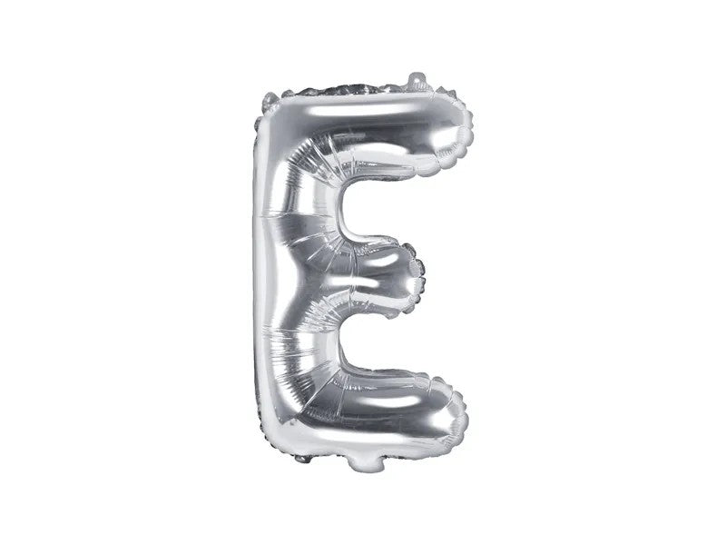 Palloncini Lettere Colore Argento 35cm