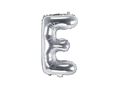 Palloncini Lettere Colore Argento 35cm