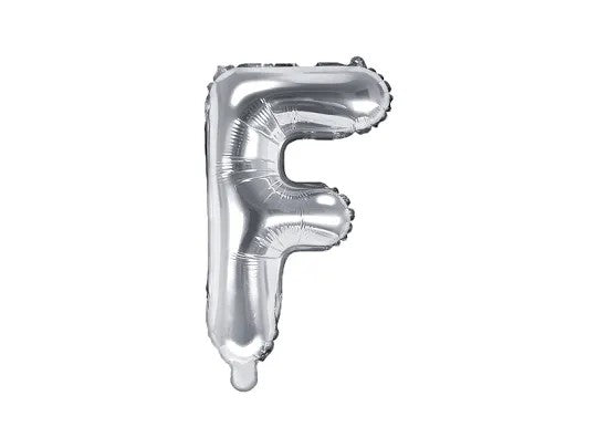 Palloncini Lettere Colore Argento 35cm