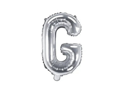 Palloncini Lettere Colore Argento 35cm