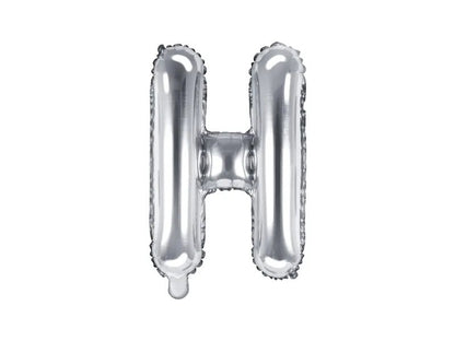 Palloncini Lettere Colore Argento 35cm