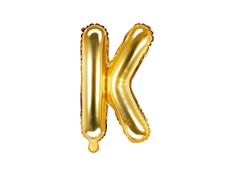 Palloncini Lettere Colore Oro 35cm