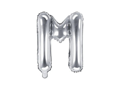 Palloncini Lettere Colore Argento 35cm