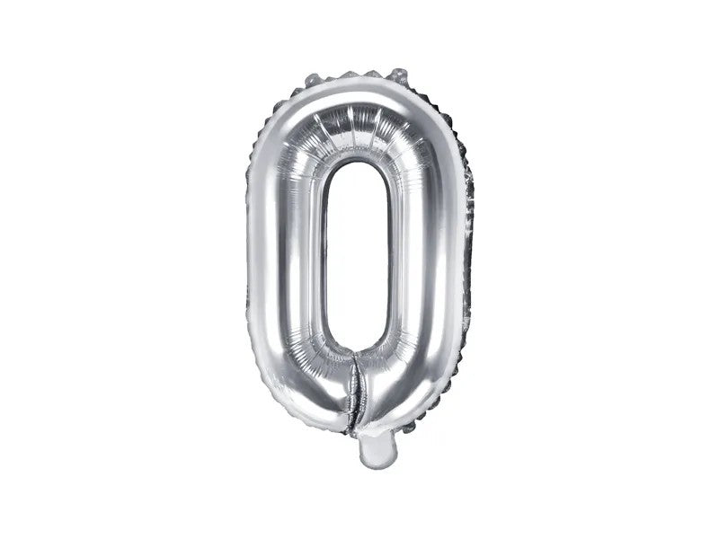 Palloncini Lettere Colore Argento 35cm