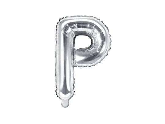 Palloncini Lettere Colore Argento 35cm