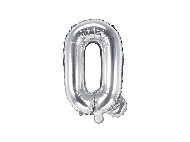 Palloncini Lettere Colore Argento 35cm