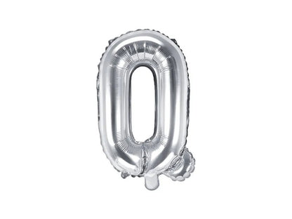 Palloncini Lettere Colore Argento 35cm
