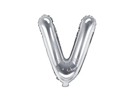 Palloncini Lettere Colore Argento 35cm