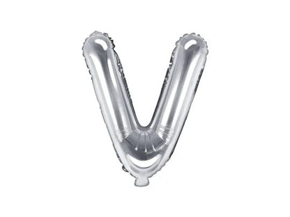 Palloncini Lettere Colore Argento 35cm