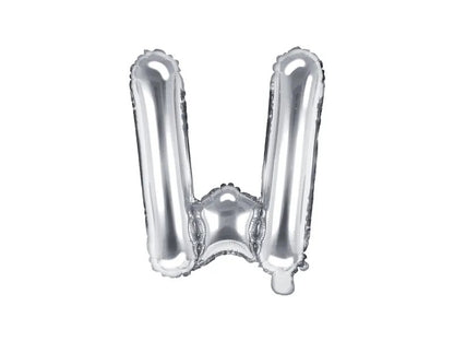 Palloncini Lettere Colore Argento 35cm