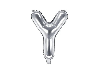 Palloncini Lettere Colore Argento 35cm