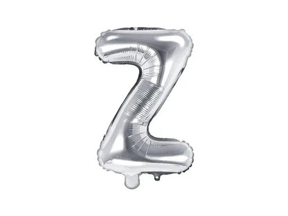 Palloncini Lettere Colore Argento 35cm