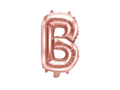 Palloncini Lettere Colore Rosa Gold 35cm