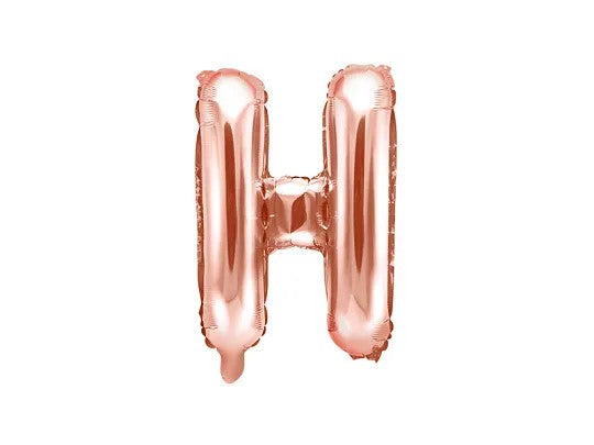 Palloncini Lettere Colore Rosa Gold 35cm