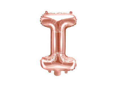 Palloncini Lettere Colore Rosa Gold 35cm