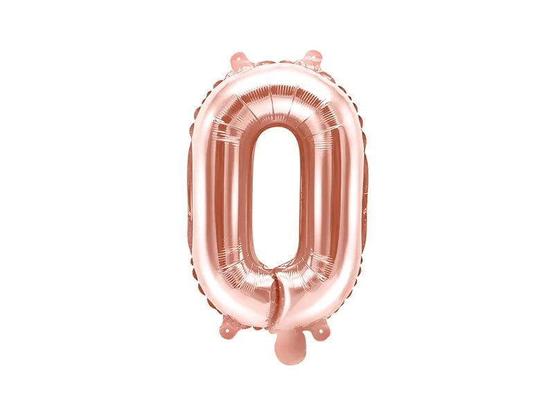 Palloncini Lettere Colore Rosa Gold 35cm