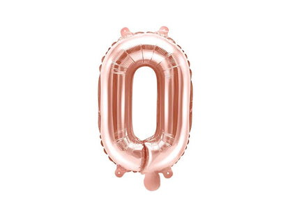 Palloncini Lettere Colore Rosa Gold 35cm