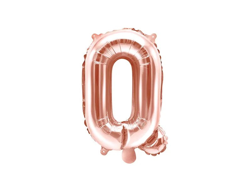 Palloncini Lettere Colore Rosa Gold 35cm