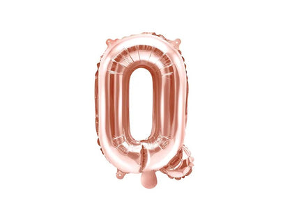 Palloncini Lettere Colore Rosa Gold 35cm