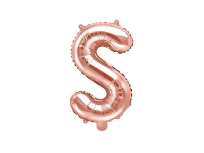 Palloncini Lettere Colore Rosa Gold 35cm