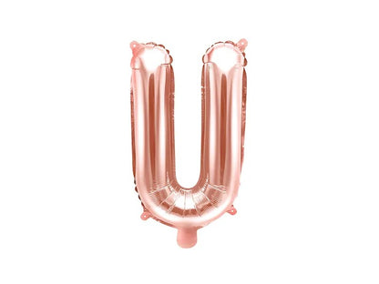 Palloncini Lettere Colore Rosa Gold 35cm