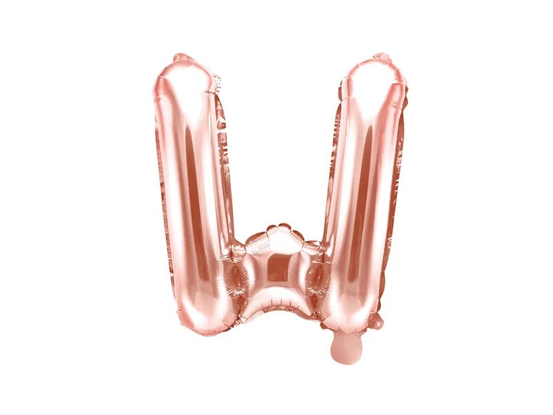 Palloncini Lettere Colore Rosa Gold 35cm