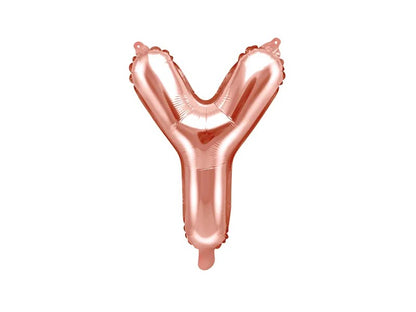 Palloncini Lettere Colore Rosa Gold 35cm