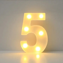 Numero luminoso LED 5 – 4x22cm