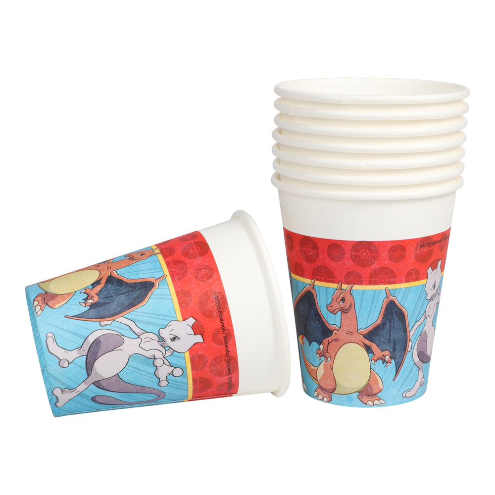 Bicchiere in carta 8pz  Pokemon Evolution