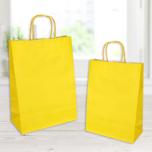 shopper jolly giallo f.to 18x8x24cm kraft