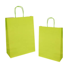 shopper jolly verdino f.to 46x14x49cm kraft bianco colo