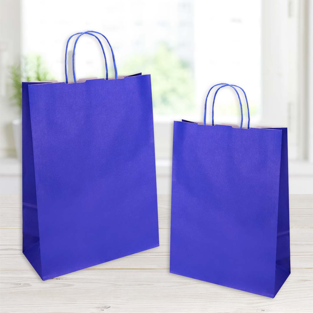 shopper jolly blu f.to 36x12x40cm kraft bianco colorato